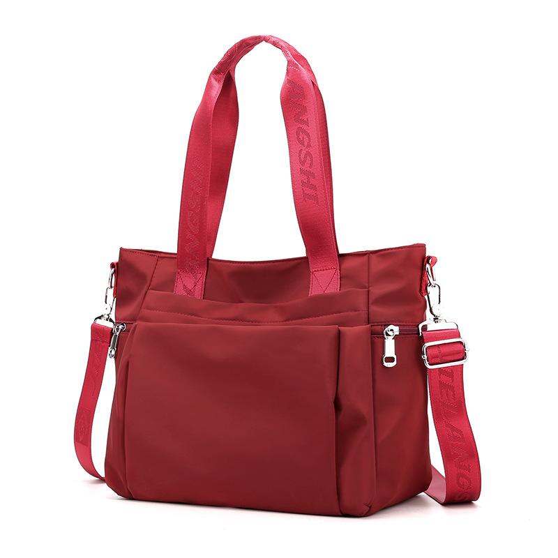 Large Capacity Travel Handbag Oxford Cloth Fashionable Women Shoulder Bag Brand Diagonal Cross Bag College Student Book Handbag