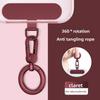 Universal Metal Phone Lanyard Gasket Patch Rotatable Metal Buckle Hanging Steel Clip Card Cord Tab Mobile Phone Accessories 1