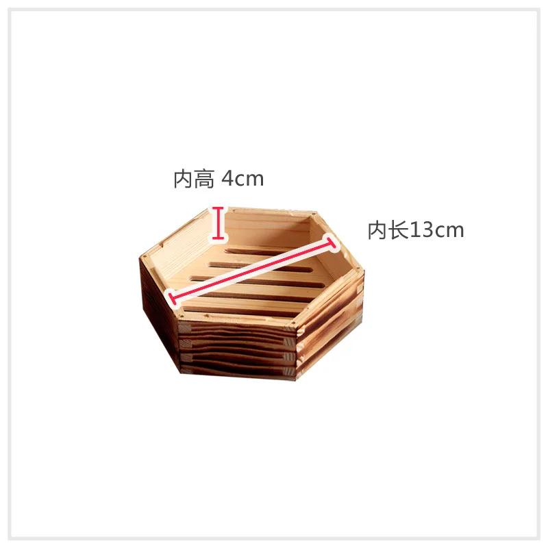 Wooden Hexagonal Steamer Chinese Dim Sum Steamed Grid Multi-size Heat Resistant Household Pastry Steamer Kitchen Cookware Tool