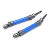 CVD Steel Rear Drive Shaft Assembly for Traxxas Slash Rustler Vxl 4x4 4wd 1/10 RC CarBlue