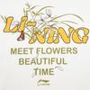 Серия Спортивный Стиль Жизни Li Ning Пуловер С Круглым Вырезом С Узором Из Букв Парная Футболка Унисекс Топы ATSW371-5