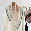 65*65cm 100% Mulberry Silk Women Summer Simple Elegant Square Scarf Chiffon Wrap Shawl Neckerchief
