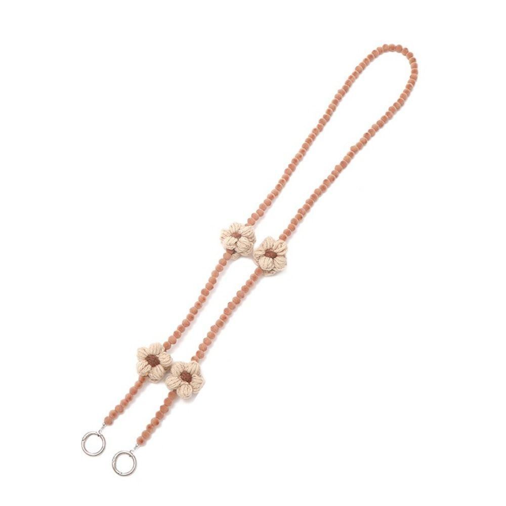 Ремешок для мобильного телефона через плечо, плюшевый ремешок для телефона с шариками из бисера, осень и зима