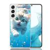 Мультяшный Милый Кот Рыба Эстетичный Чехол Для Телефона Для Samsung Galaxy S26 S25 Edge S24 S23 FE S22 Ultra S21 Plus S20 + Fundas Чехол Coqu