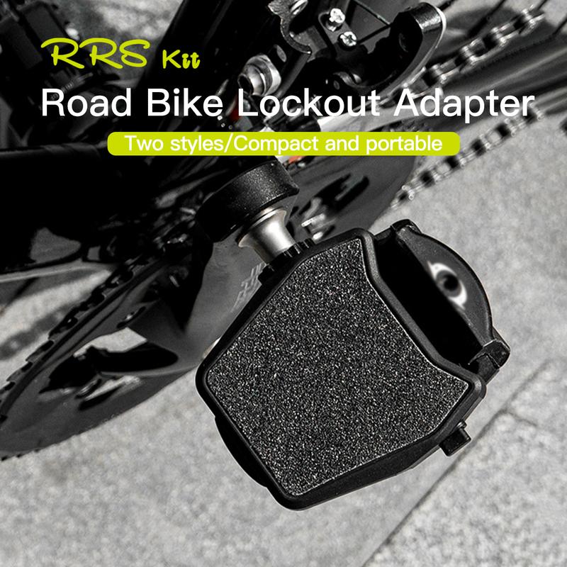Rrskit For K-E-O Bike Pedals Adapter Non Slip Locking Plate Pedal Converter Bicycle For Shimano Spd Pedals Self-locking Pedal