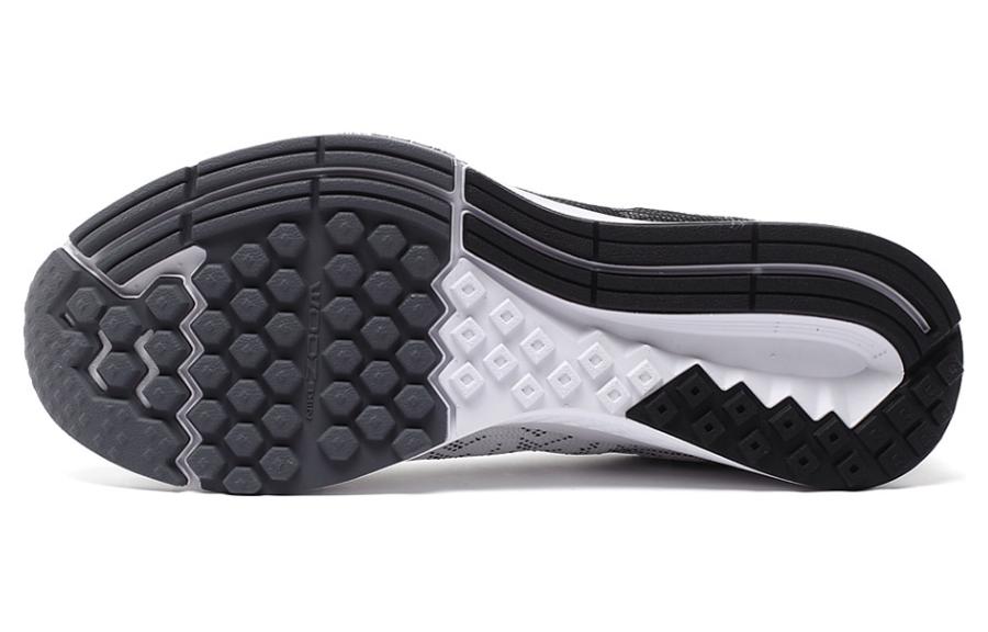 Nike Air Zoom Elite 8 Тканевая амортизация, износостойкие, низкие, воздушная подушка, беговые кроссовки, мужские, черные, серые, 748588-001
