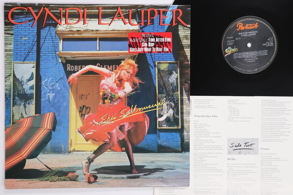 LP Record CYNDI LAUPER Shes So Unusual PRT25792 PORTRAIT 1983 Europe Rock Used