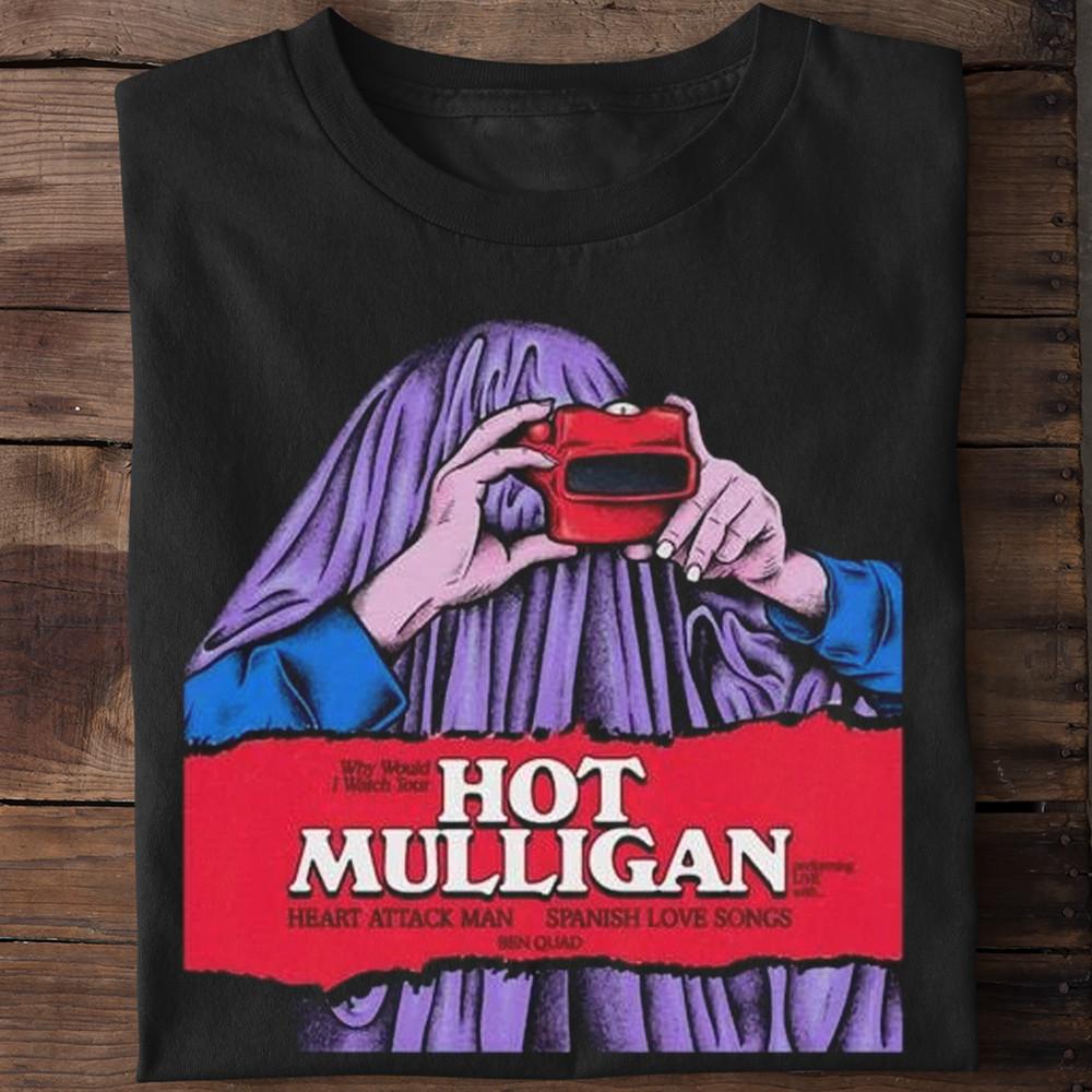 Hot Mulligan 2023 Футболка для фанатов группы Размеры от S до 5XL Концертная футболка QT819 Унисекс