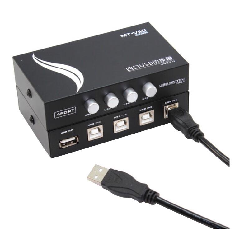 4-портовый USB-переключатель для общего доступа MT-viki