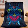 1PC Heroic Legend Crest Flannel Blanket Gift, Suitable for Both Men And Women, Soft Ideal for Beds And Sofa, Birthday Or Christmas Gift