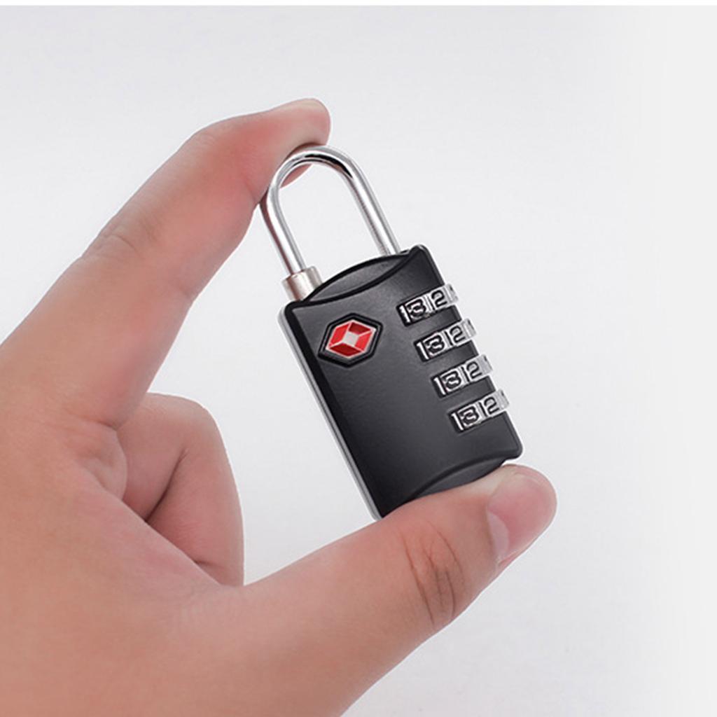 TSA Approved Luggage Locks Travel Locks Practical Suitcase Locks 4 Digit Combination Padlocks for Lockers Gym Travel Bag