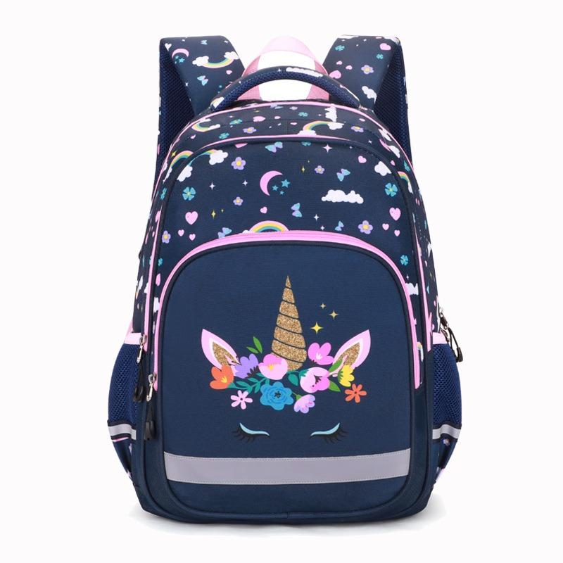 Kids School Bag  canvas Backpack Unicorn Backpack