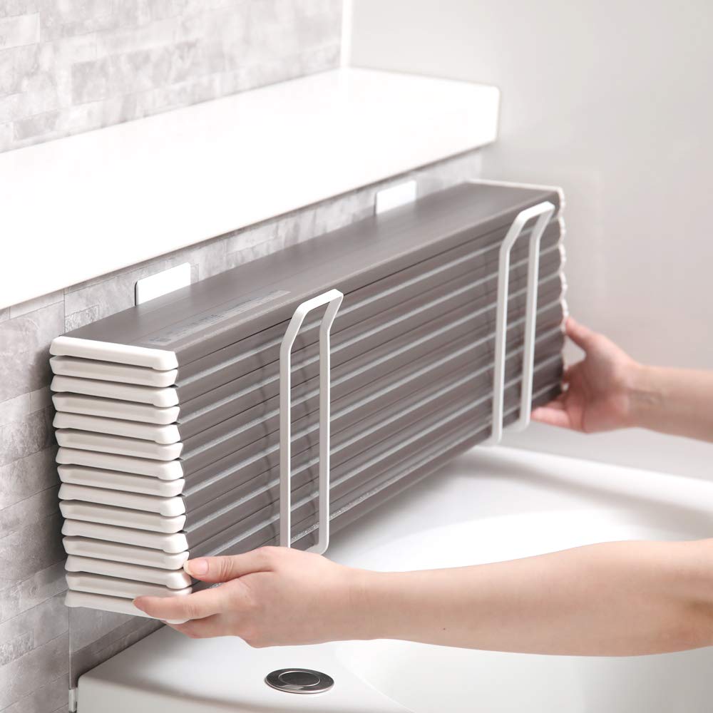 Yamazaki Магнитный держатель для крышки ванны Jitsugyo Tower Белый (Складной 9942)