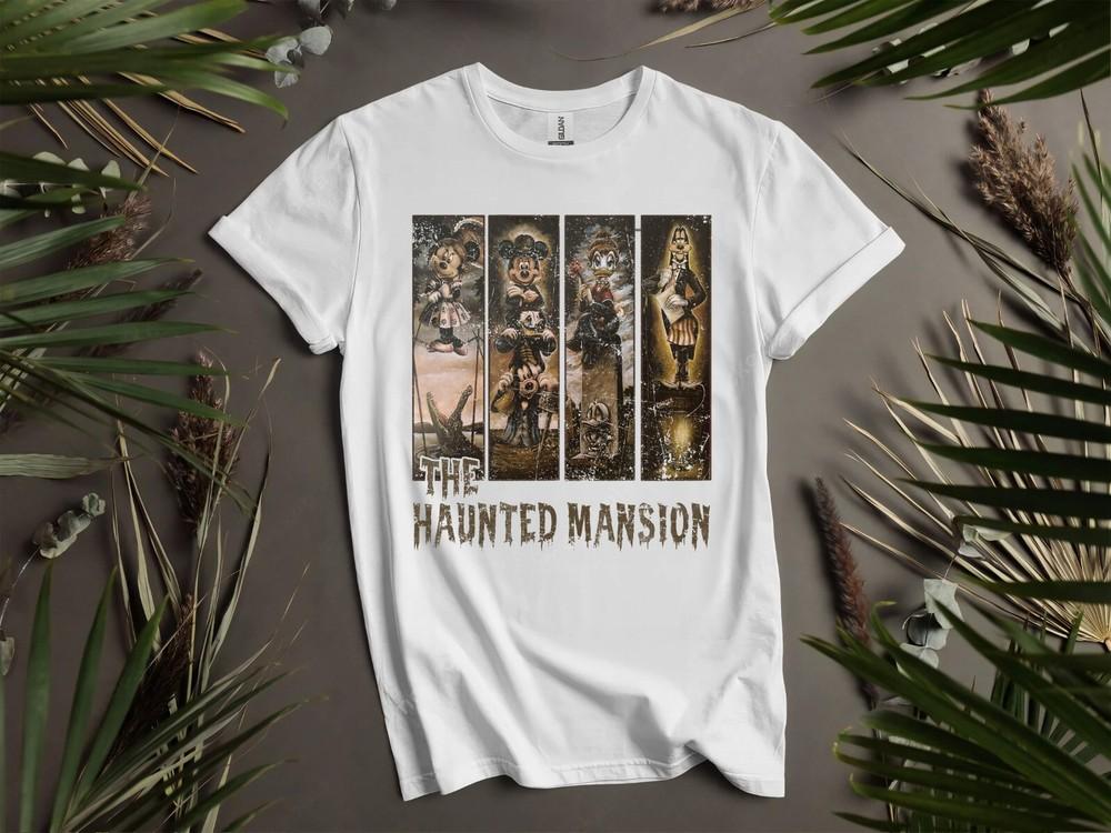 The Haunted Mansion Poster T-shirt T shirt Men Women Unisex Tshirt K906