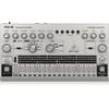 Behringer RD-6-SR Analog Drum Machine, USB/DIN MIDI Compatible, 16-Step Sequencer, and Analog Distortion, Silver