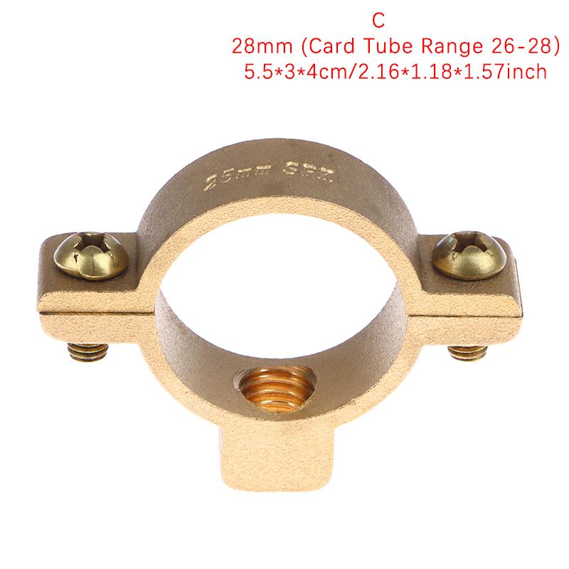 Подходит для латунной трубы M10 с внешним диаметром 15 22 28 35 40 мм, кронштейн для крепления трубы, фиксированный