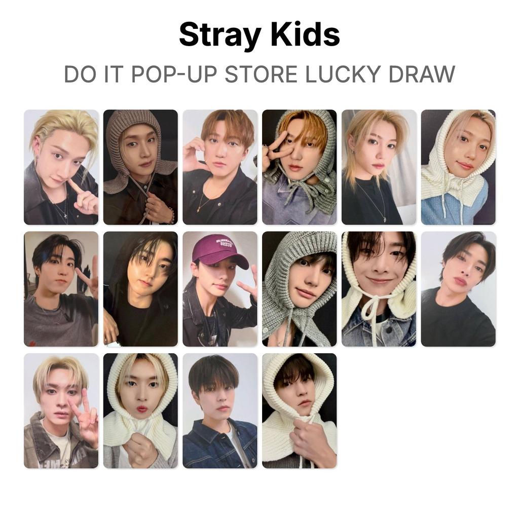 Stray Kids DO IT Pop-up Store Розыгрыш Счастливого Билета Официальная Фотокарточка