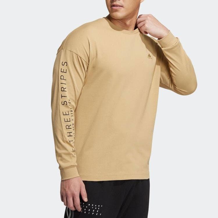 adidas Толстовки Унисекс Хаки Круглый вырез Умеренный Обычный HM2696