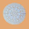 2pcs Vintage White Lace Table Mat, Plate Mat,  Home Kitchen Dinning Table Decoration