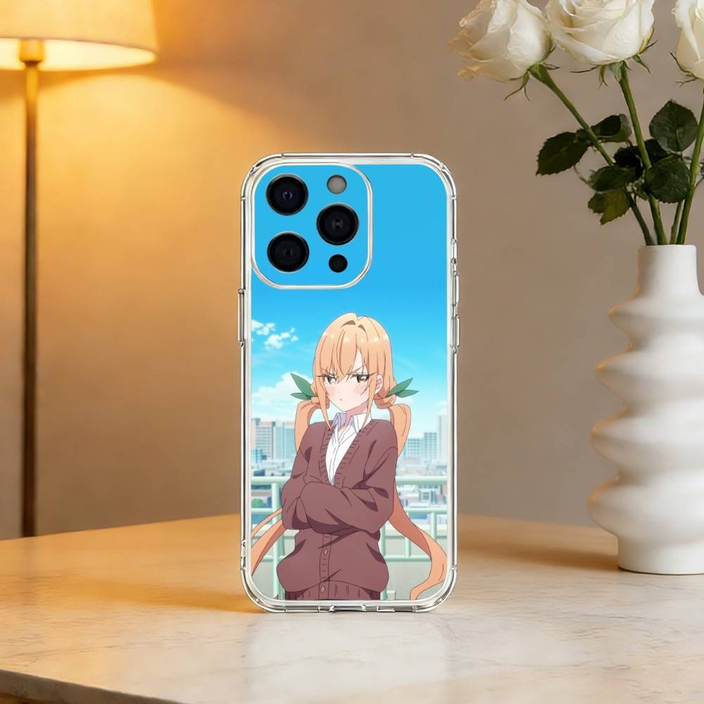 Аниме Чехол для телефона The 100GF I-Inda Karane для iPhone 17 16 15 14 13 12 11 Mini Pro Max Plus Прозрачный чехол