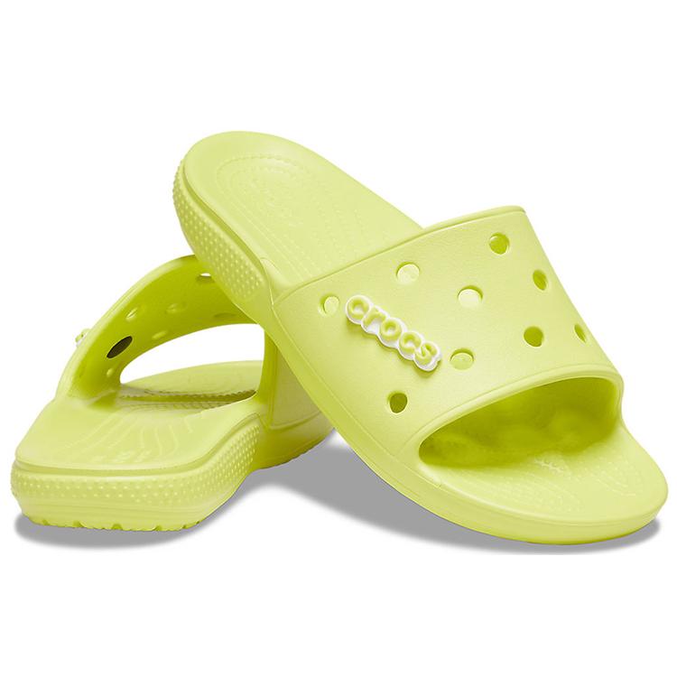 Crocs Шлепанцы-слайдеры Унисекс Цитрусовый Оранжевый 206121-738