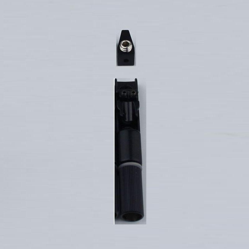 1 Pieces Single String Fan Guitar Bridge Black