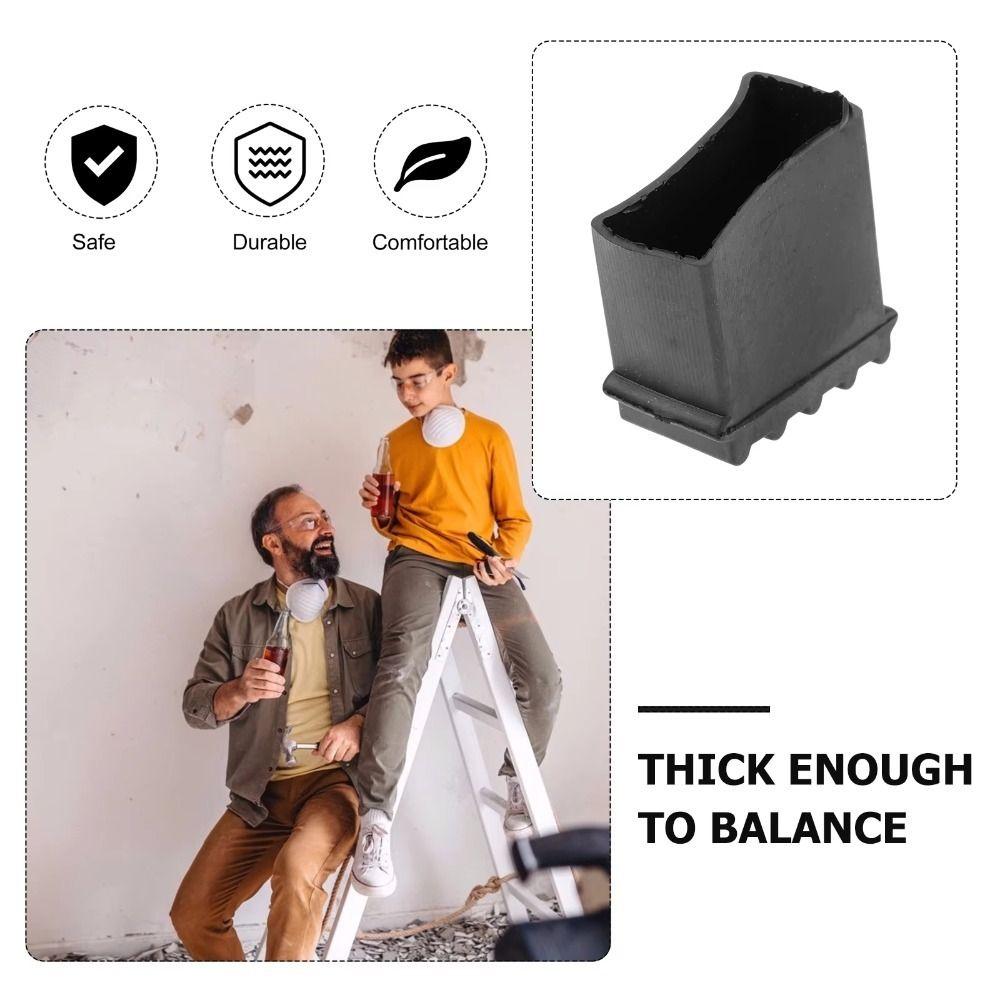 Protector Pads Folding Ladder Feet Rubber Bumper Foot Pad Non-Slip Ladder Covers Protector