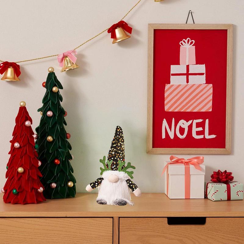 Плюшевый гном с подсветкой, светящиеся рождественские гномы, праздничные гномы, плюшевая кукла, гномы Санты, плюшевая шляпа с пайетками, рождественский декор для дома