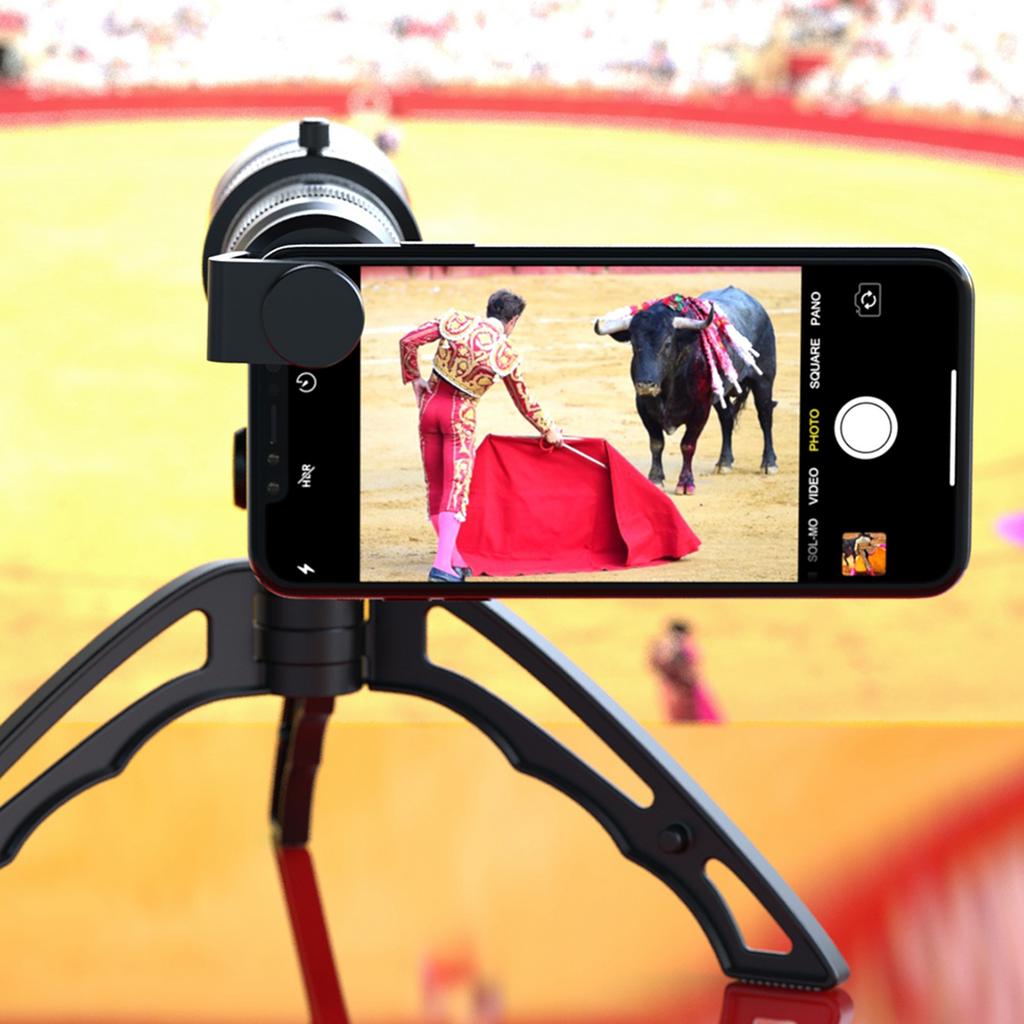 Металлический HD 20 40X Зум Однотрубный Телескоп Внешний Двойной Регулируемый Монокуляр Телефон Телеобъектив со Штативом