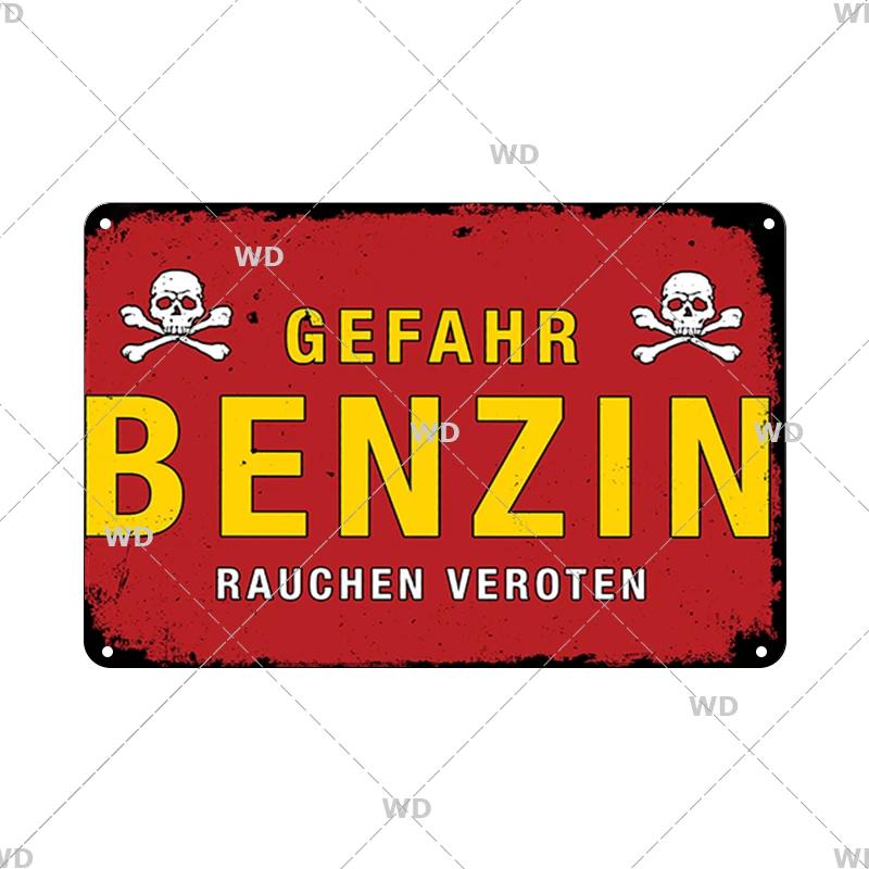 Caution Metal Tin Sign Vintage Metal Plaque Warning Slogan Retro Metal Posters Plate Signs Door Factory Home Wall Decor