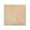 Cutting Board - LIVOO - MES141 - Hevea Wood - Size XXL - 46 X 46 Cm - Integrated Groove