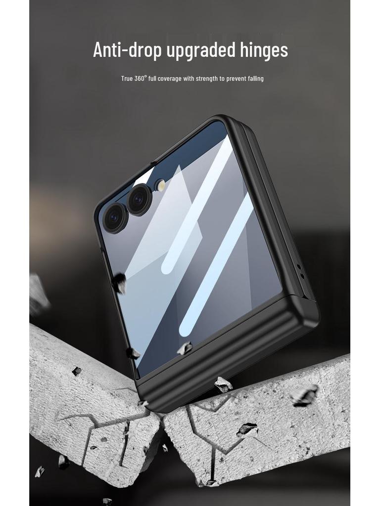 Магнитный чехол Samsung Z Flip7 с держателем для стилуса и защитным корпусом для Flip6