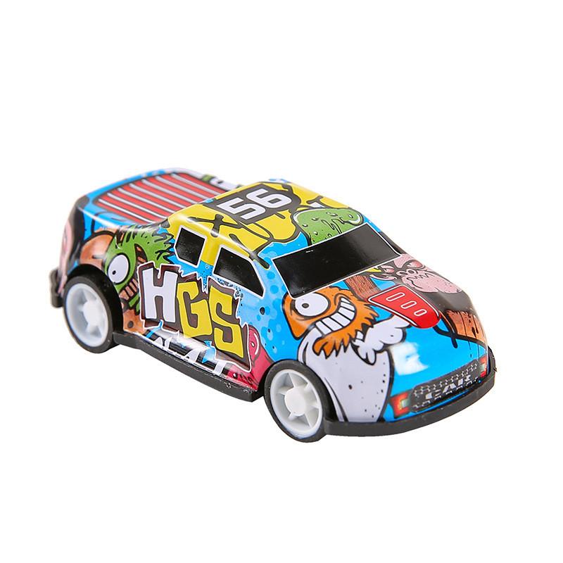 Inertia Simulation Mini Graffiti Car Children Toys For Kid Entertainment