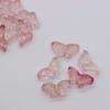 50PCS Butterfly Beads Czech Glass Loose Spacer Beads For Needlework Earrings Bracelet Jewelry Making Components Crafts DIY