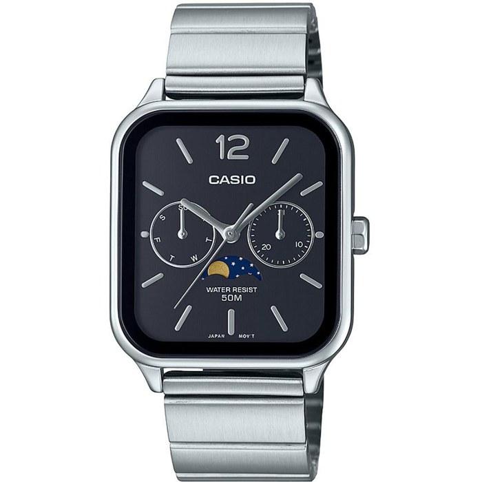 Casio Мужские аналоговые часы MTP-M305D-1AVDF Серебристые
