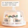 1 шт. коробка для торта с ручкой для кекса, повторное использование, бытовая консервация, день рождения, 8 дюймов, прозрачная, повышенная, портативная упаковочная коробка