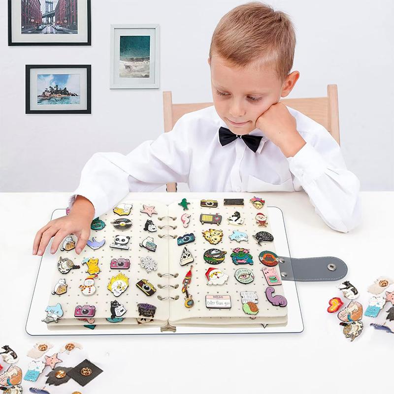 8 страниц фетра большой емкости многоцветный многофункциональный съемный дисплей для хранения штифтов книга DIY аксессуары