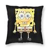 Spongebobed Cartoon Pillowcase Soft Polyester Cushion Cover Gift  Throw Pillow Case Cover Car Zippered cm