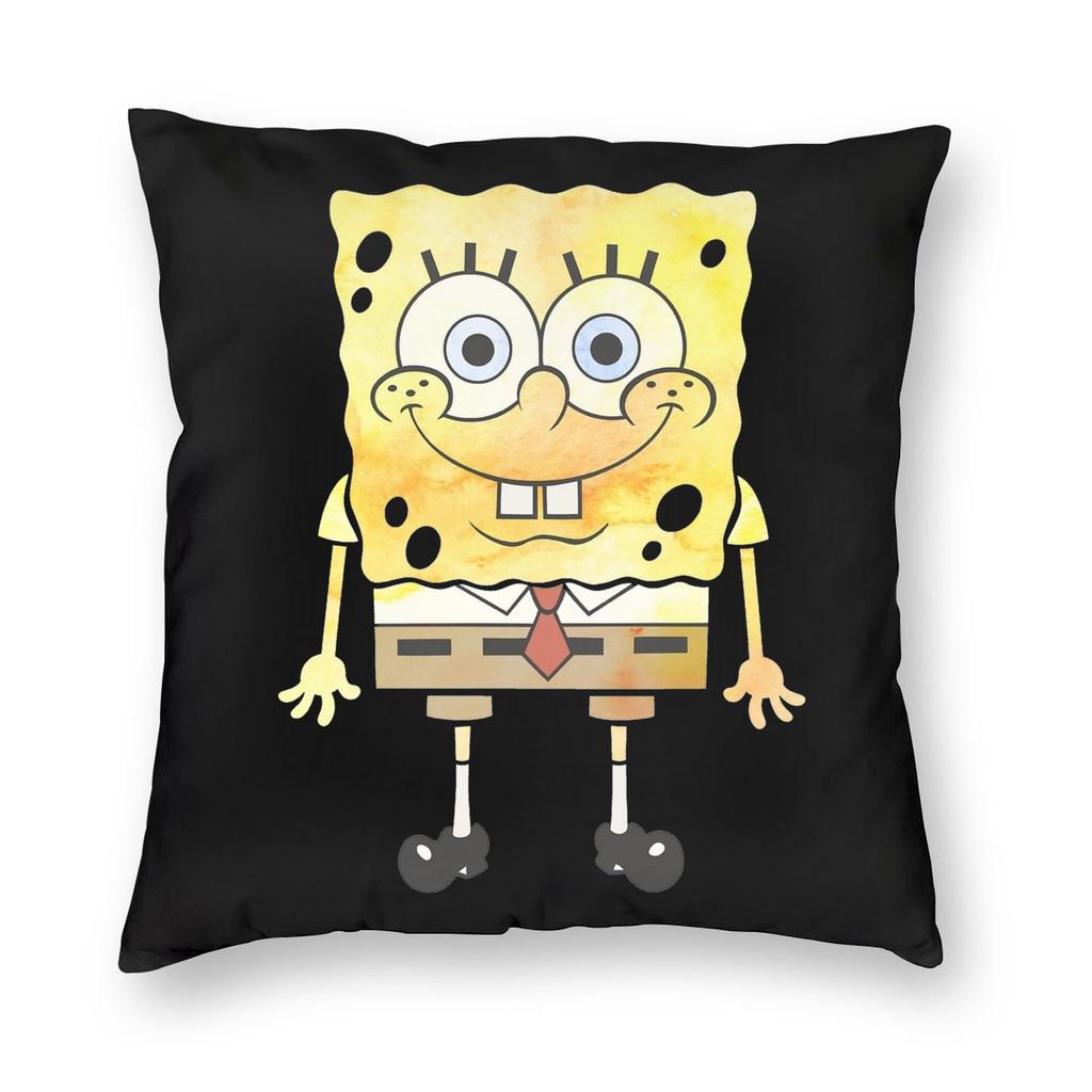 Spongebobed Cartoon Pillowcase Soft Polyester Cushion Cover Gift Throw Pillow Case Cover Car Zippered cm