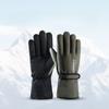 Теплые уличные велосипедные перчатки для мужчин и женщин, плюс бархатная утолщенная нескользящая водонепроницаемая и ветрозащитная для альпинизма и путешествий, с сенсорным экраном