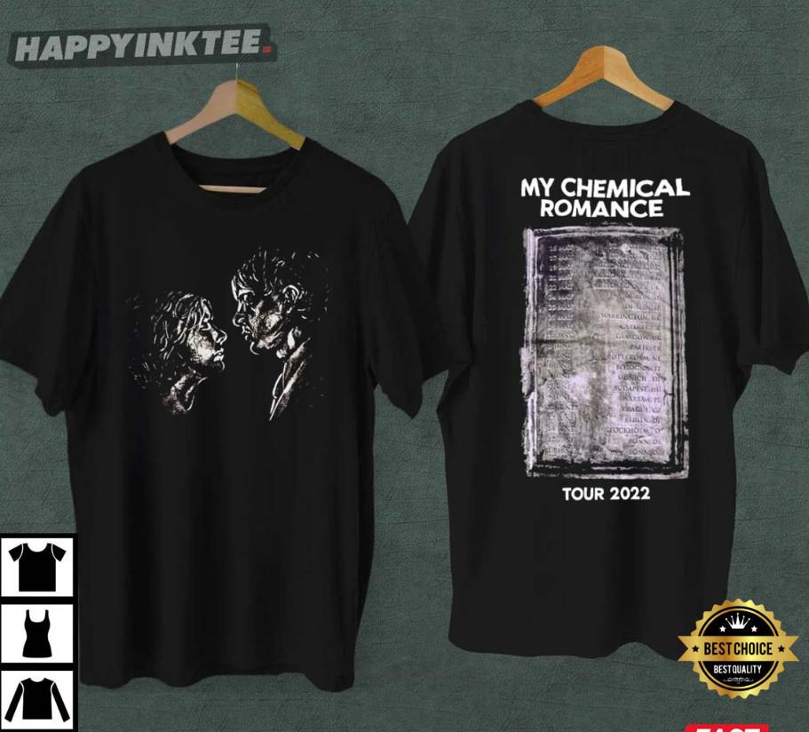 Vintage 2022 My Chemical Romance 2022 Tour T-Shirt Mens Womens Tees Top, size S-4XL