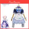 Genshin Impact Сангономия Кокоми Костюм горничной для косплея и Хэллоуина