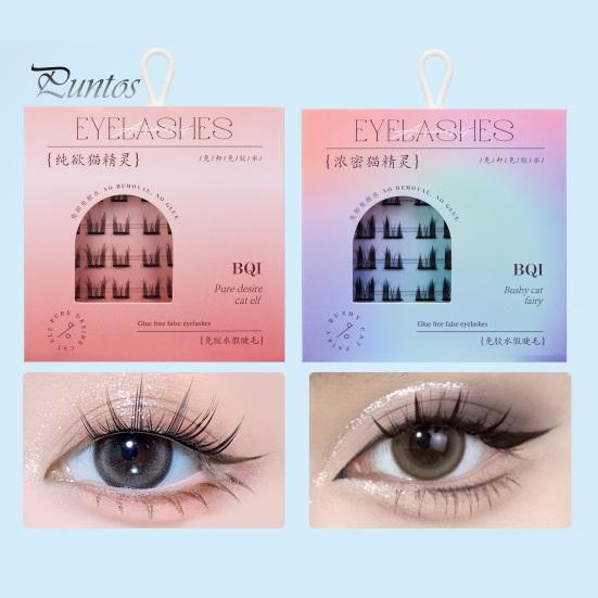 Накладные ресницы без клея, легкое нанесение, естественный вид, многоразовые самоклеящиеся накладные ресницы, женские аксессуары