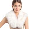 Womens Faux Fur Scarf Shawl Winter Warm Long Wrap Stole