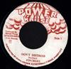 7-дюймовые зажимы для виниловых пластинок Dont Distress NONE Power House 1986 Ямайка Регги Ска Даб Б/У