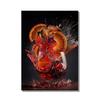 Retro Cocktail Explosion Canvas Painting, Whiskey, Iced Juice, Ice Tea Drinks, Posters Prints,Club, Restaurant, Bar, Home