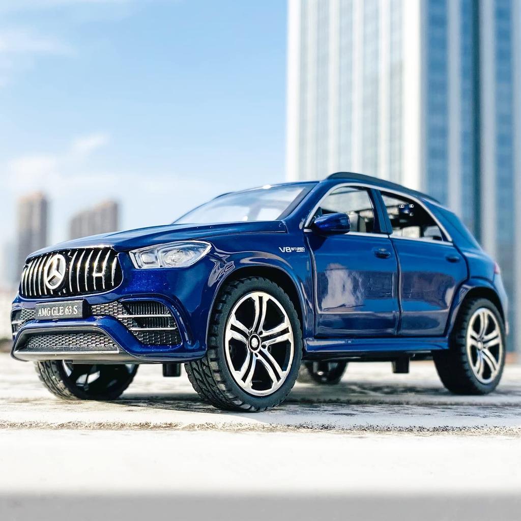 1/32 масштаб Benz AMG GLE 63S внедорожник игрушечный автомобиль, литая под давлением модель автомобиля с откидной спинкой со светом и звуком игрушечный транспорт для детей и мальчиков