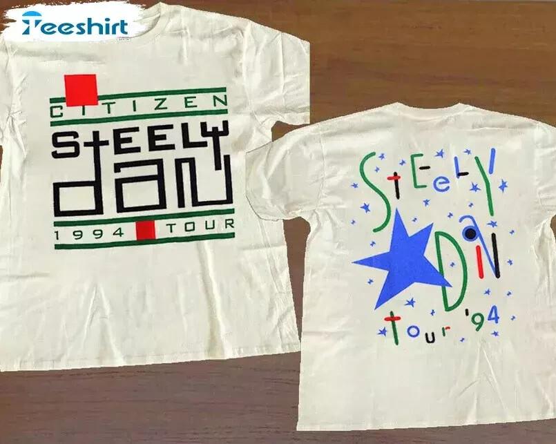 Steely Dan 1994 Tour Shirt Vintage Citizen Steelly Dan 2 side T shirt S-4XL