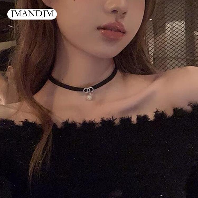 Осенне-зимняя атмосфера жемчужное колье-чокер ожерелье-воротник легкая роскошь нишевый дизайн темперамент ключичная цепочка леди