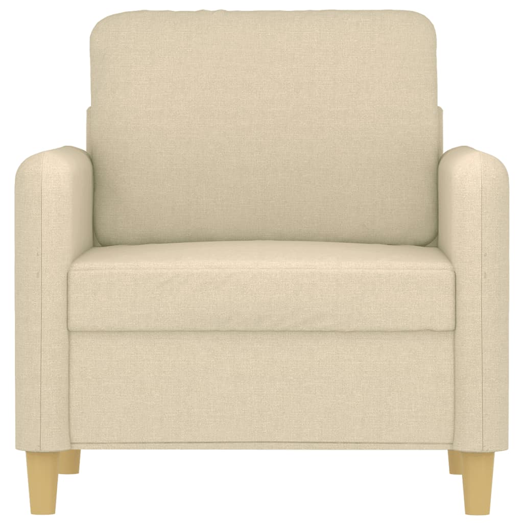 Cream Armchair 60 cm Fabric